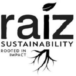 RAIZ SUSTAINABILITY ROOTED IN IMPACT trademark