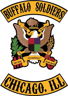 BUFFALO SOLDIERS ORIGINAL 1986 7TH TRUMP MC 6TH DAY "CREATION" IT WAS GOOD CHICAGO, ILL trademark