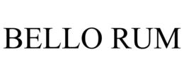 BELLO RUM trademark