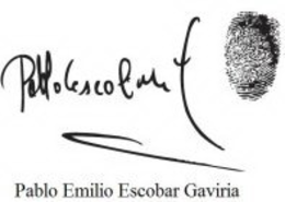PABLO EMILIO ESCOBAR GAVIRIA trademark