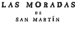 LAS MORADAS DE SAN MARTÍN trademark