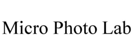 MICRO PHOTO LAB trademark