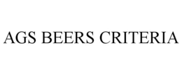 AGS BEERS CRITERIA trademark