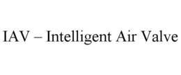 IAV - INTELLIGENT AIR VALVE trademark
