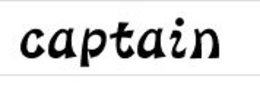 CAPTAIN trademark