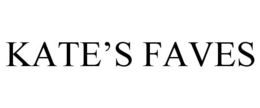 KATE'S FAVES trademark