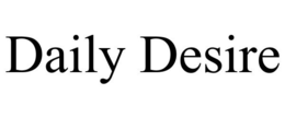 DAILY DESIRE trademark