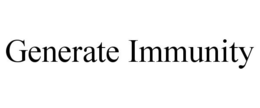 GENERATE IMMUNITY trademark