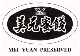 MEI YUAN; MEI YUAN PRESERVED trademark