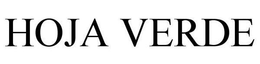 HOJA VERDE trademark