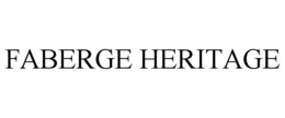 FABERGE HERITAGE trademark