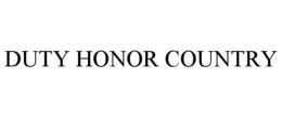 DUTY HONOR COUNTRY trademark