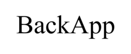 BACKAPP trademark