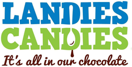 LANDIES CANDIES IT'S ALL IN OUR CHOCOLATE trademark
