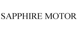 SAPPHIRE MOTOR trademark
