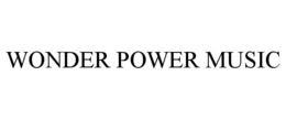 WONDER POWER MUSIC trademark