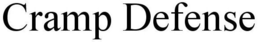 CRAMP DEFENSE trademark