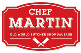 CHEF MARTIN OLD WORLD BUTCHER SHOP SAUSAGE trademark