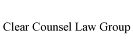 CLEAR COUNSEL LAW GROUP trademark