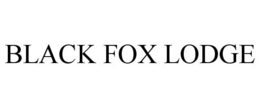 BLACK FOX LODGE trademark