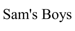 SAM'S BOYS trademark