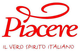 PIACERE IL VERO SPIRITO ITALIANO trademark