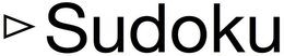 SUDOKU trademark