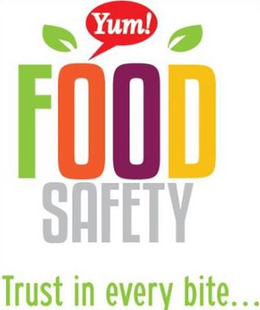 YUM! FOOD SAFETY TRUST IN EVERY BITE... trademark
