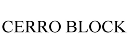 CERRO BLOCK trademark