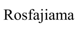 ROSFAJIAMA trademark