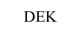 DEK trademark
