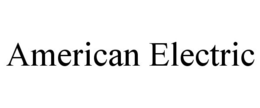 AMERICAN ELECTRIC trademark