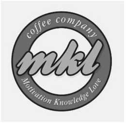 MKL COFFEE COMPANY MOTIVATION KNOWLEDGELOVE trademark