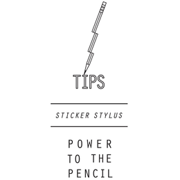 TIPS STICKER STYLUS POWER TO THE PENCIL trademark