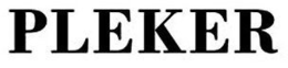 PLEKER trademark