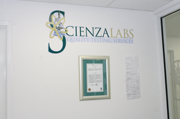 SCIENZALABS QUALITY TESTING SERVICES trademark