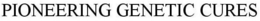 PIONEERING GENETIC CURES trademark
