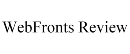 WEBFRONTS REVIEW trademark