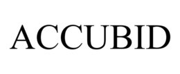 ACCUBID trademark