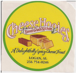 CHEESE HOOIES SEVEN WINDS KITCHEN A DELIGHTFULLY SPICY CHEESE TREAT LOGAN, AL 256 734-0246 trademark
