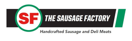 SF THE SAUSAGE FACTORY HANDCRAFTED SAUSAGE AND DELI MEATS trademark