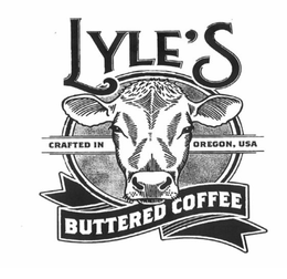 LYLE'S BUTTERED COFFEE CRAFTED IN OREGON, USA trademark
