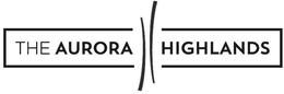 THE AURORA HIGHLANDS trademark