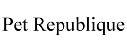 PET REPUBLIQUE trademark