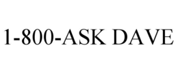 1-800-ASK DAVE trademark