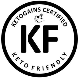 KETOGAINS CERTIFIED KF KETO FRIENDLY trademark