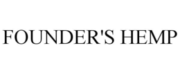 FOUNDER'S HEMP trademark