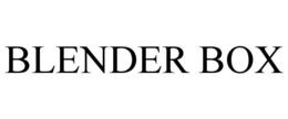 BLENDER BOX trademark