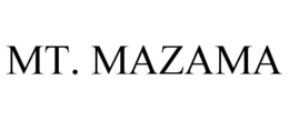 MT. MAZAMA trademark