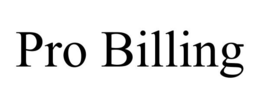 PRO BILLING trademark